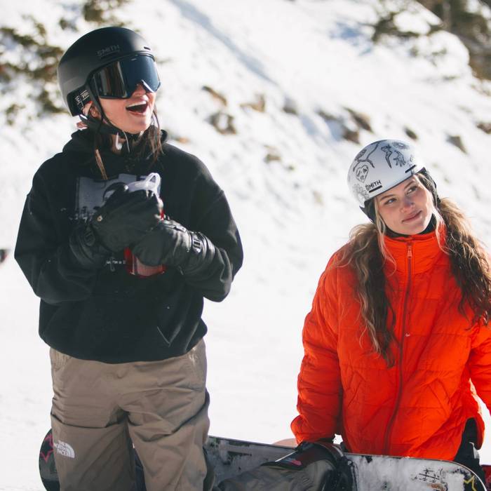 Snowboarding at Brighton