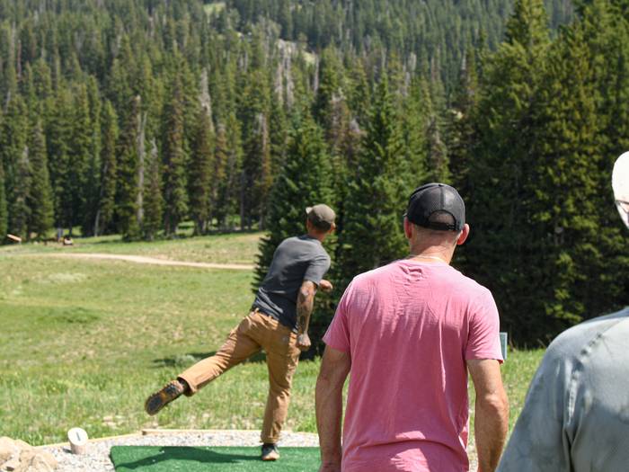 Disc Golf course at Brighton Ski Resort