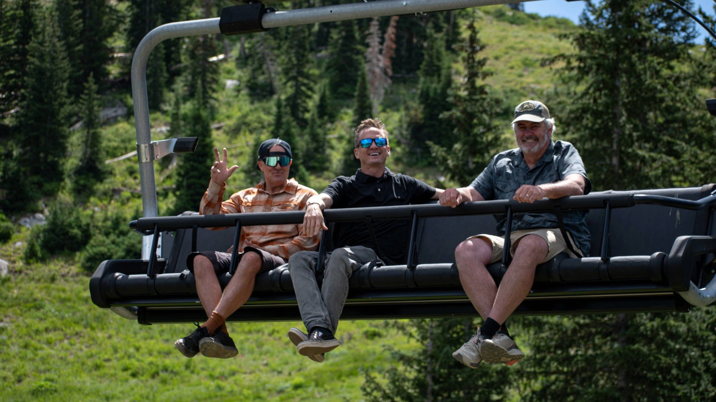 Scenic lift rides at Brighton Ski Resort in the summer time