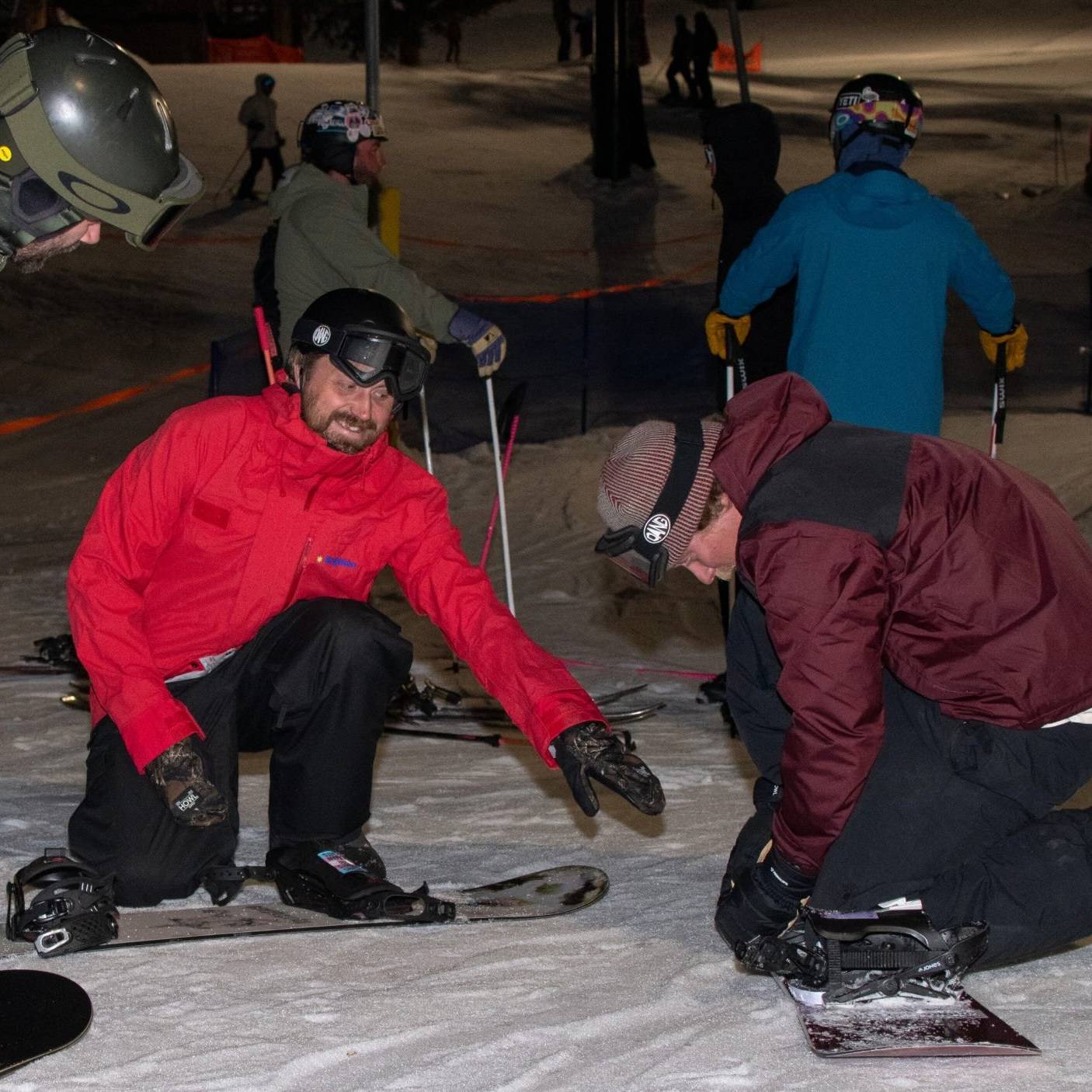 Night lesson at Brighton Ski Resort