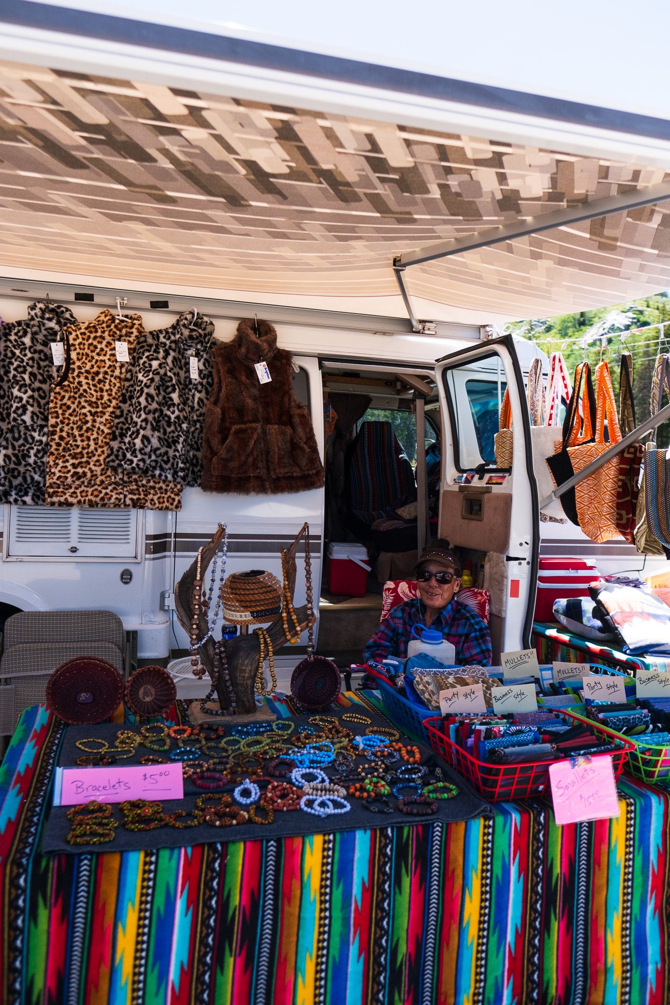 Vender's set up at the BCC Flea Market at Brighton Resort