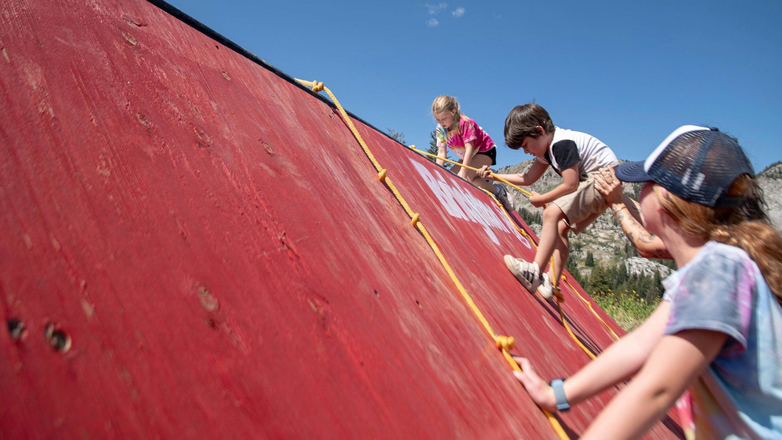 Kids in the 2k family friendly race at Brighton Resort
