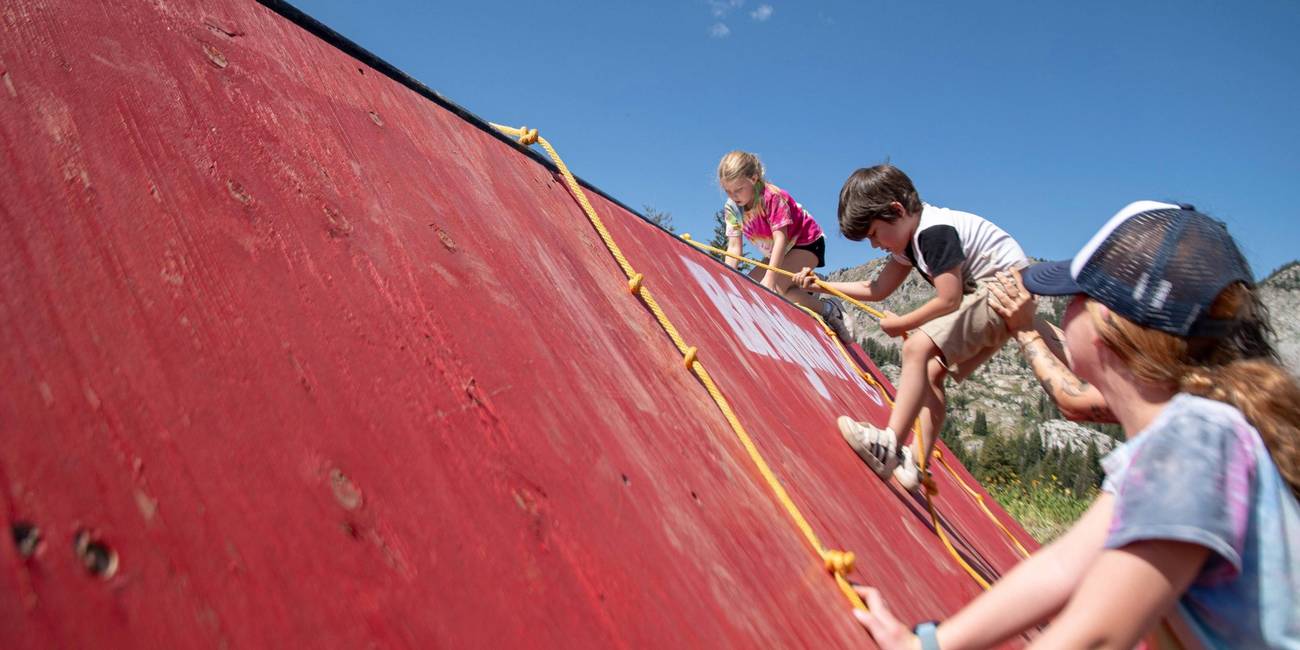 Kids in the 2k family friendly race at Brighton Resort
