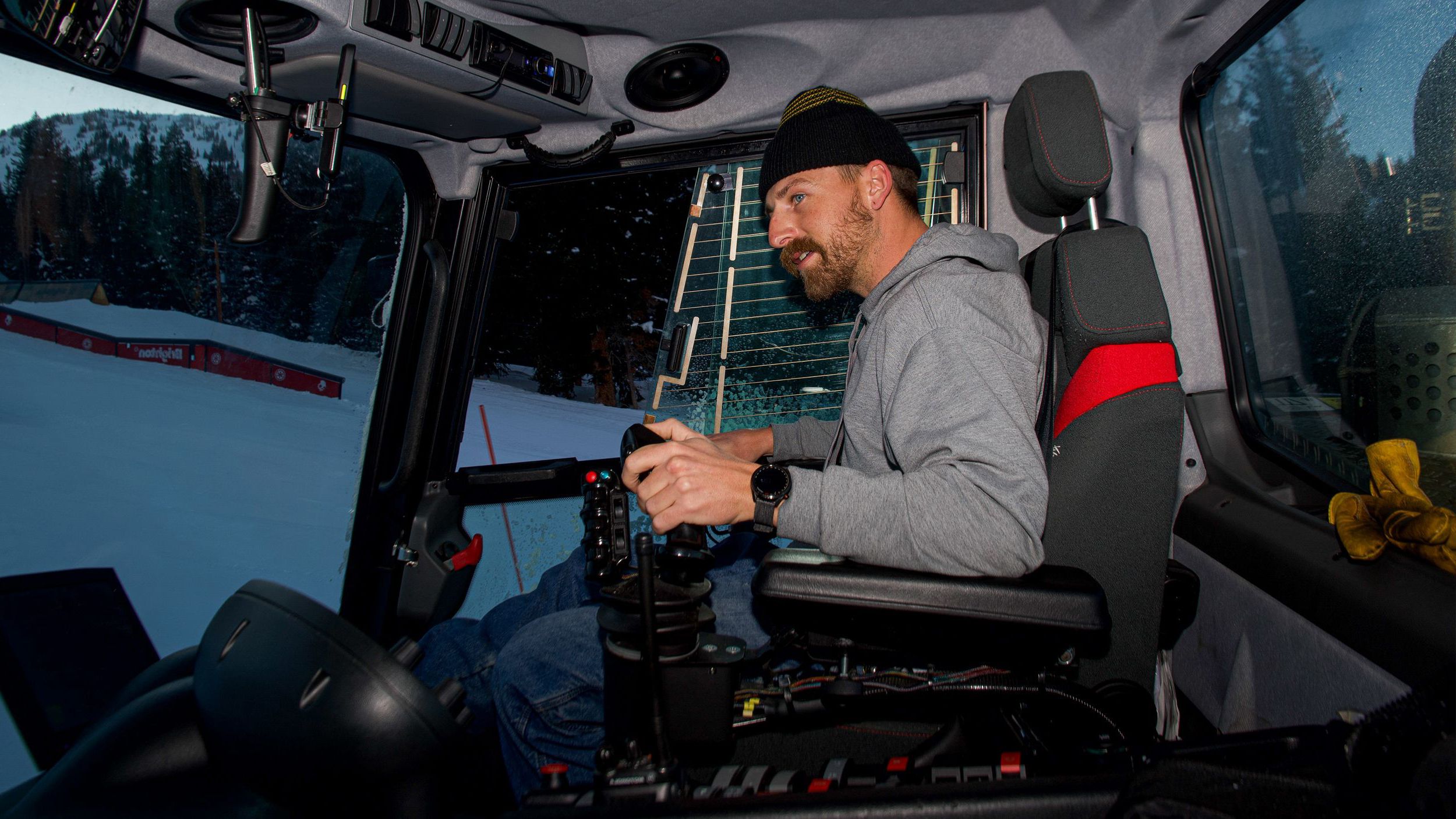 Brighton snow cat operator