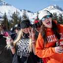 Group of friends at an event at Brighton Ski Resort