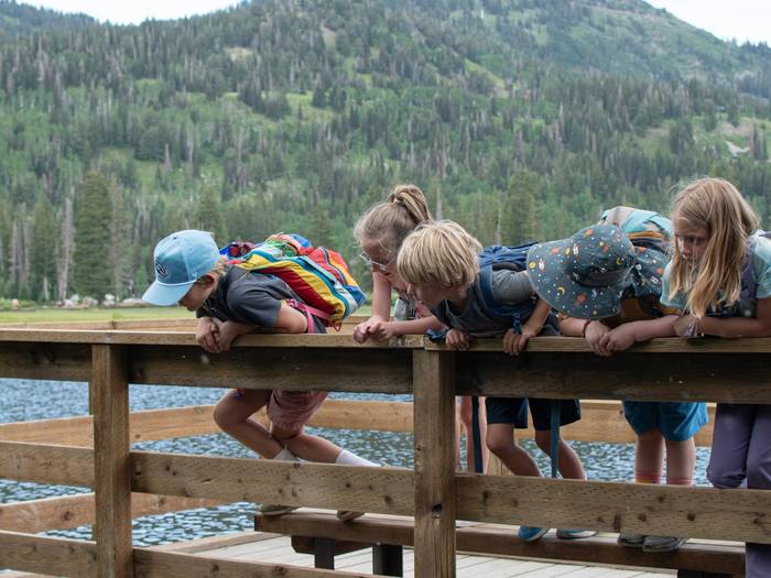 Brighton summer camp kids at Silver Lake