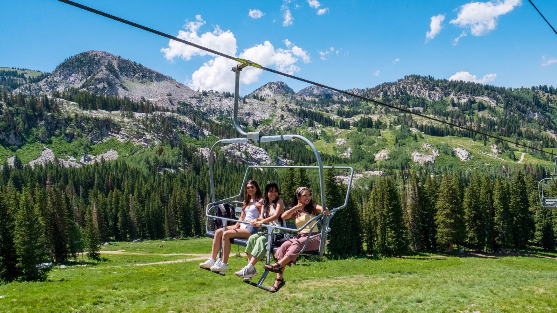 Scenic lift ride at Brighton Resort for a summer activity