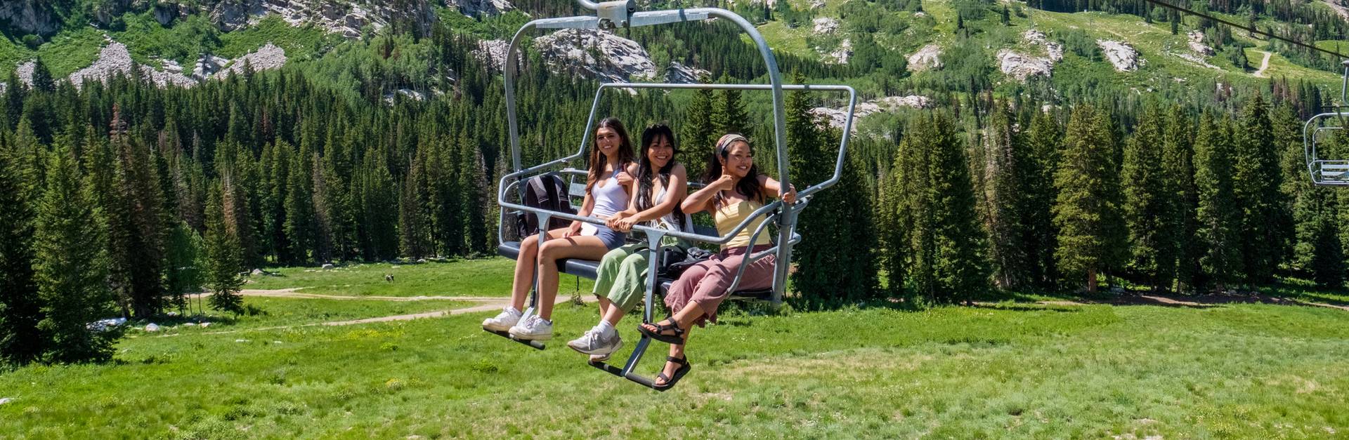 Scenic lift rides at Brighton Resort