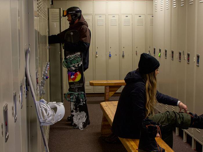 Lockers for rent at Brighton Ski Resort