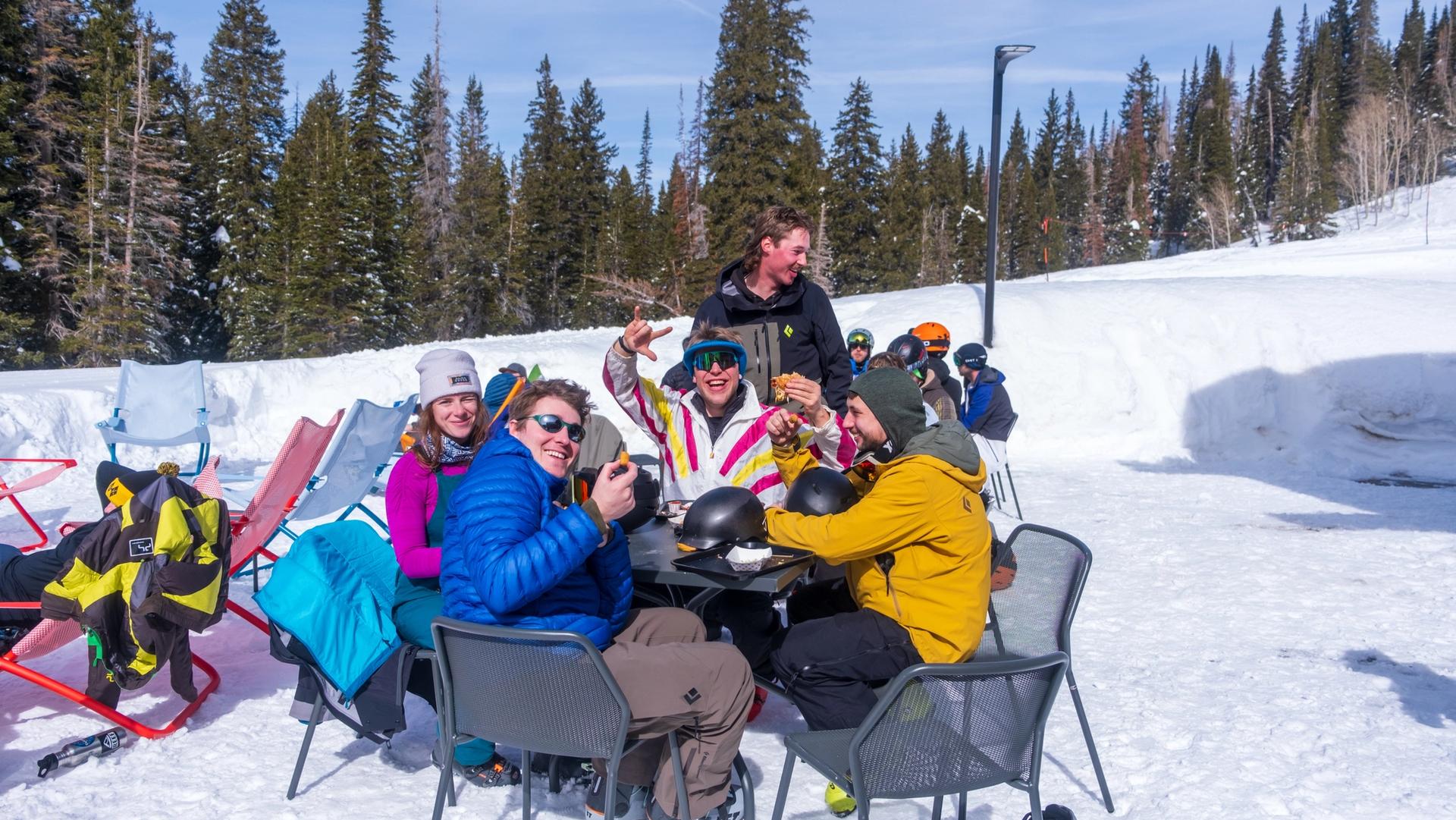 Group of friends at the Sidewinder