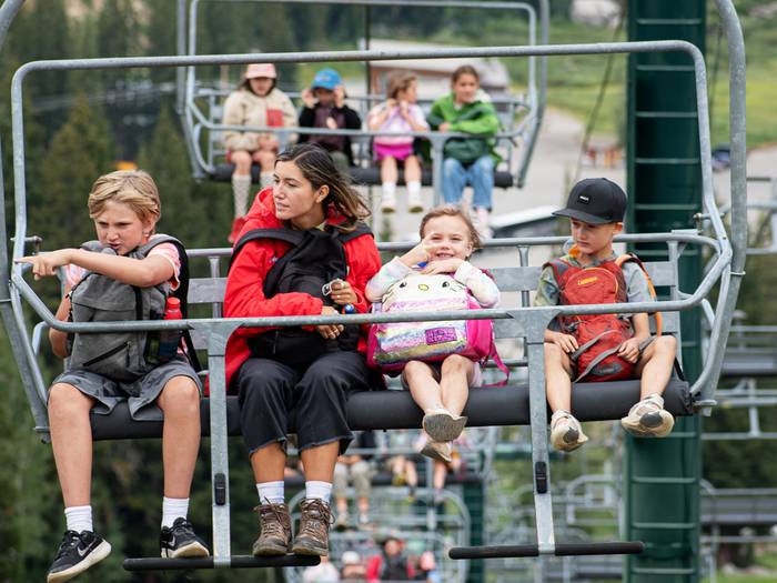 Summer scenic lift rides at Brighton Resort