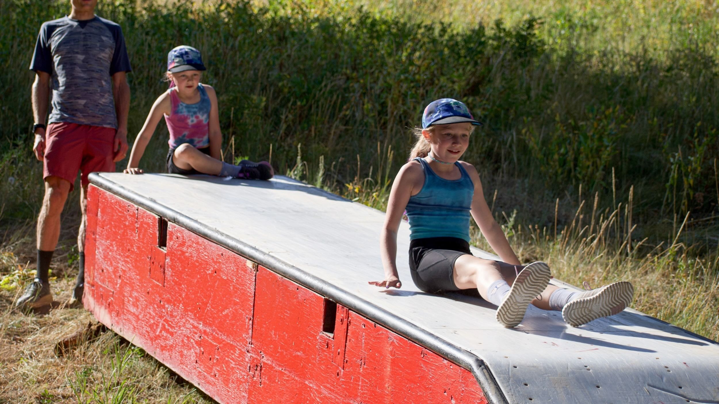 Kids in the 2k Majestic Scramble at Brighton Resort in the summer