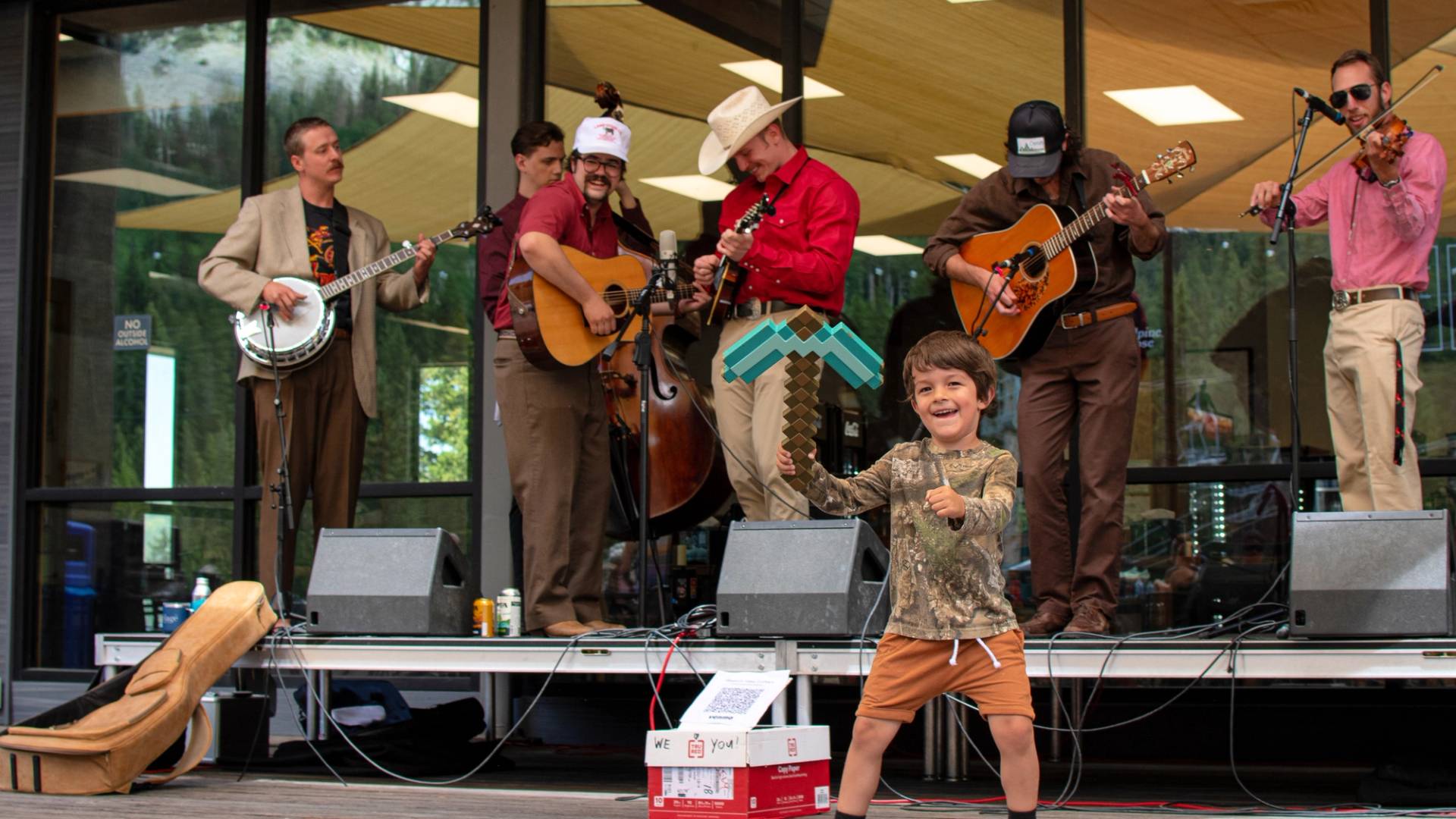 Group of friends at the Alpine Rose weekend BBQ at Brighton