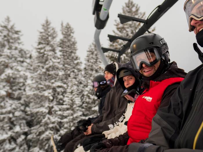 Night lesson at Brighton Ski Resort