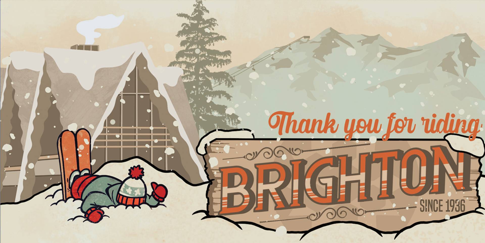 2023 Thank You For Riding Brighton Sign