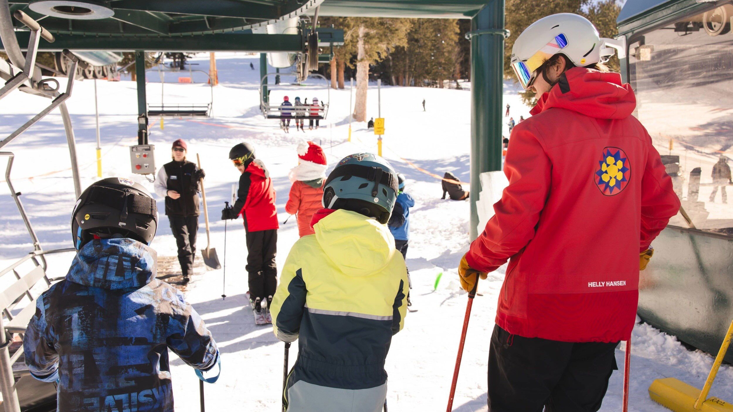 Kids group lesson at Brighton Ski Resort