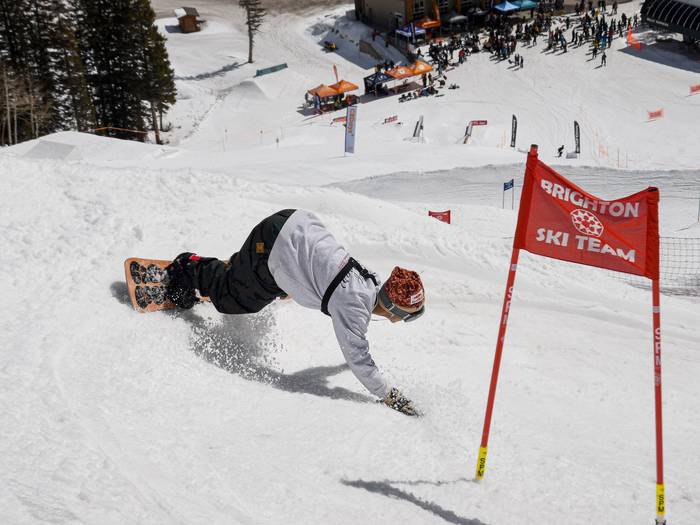 The Bomb Hole Cup Slalom Race at Brighton Ski Resort