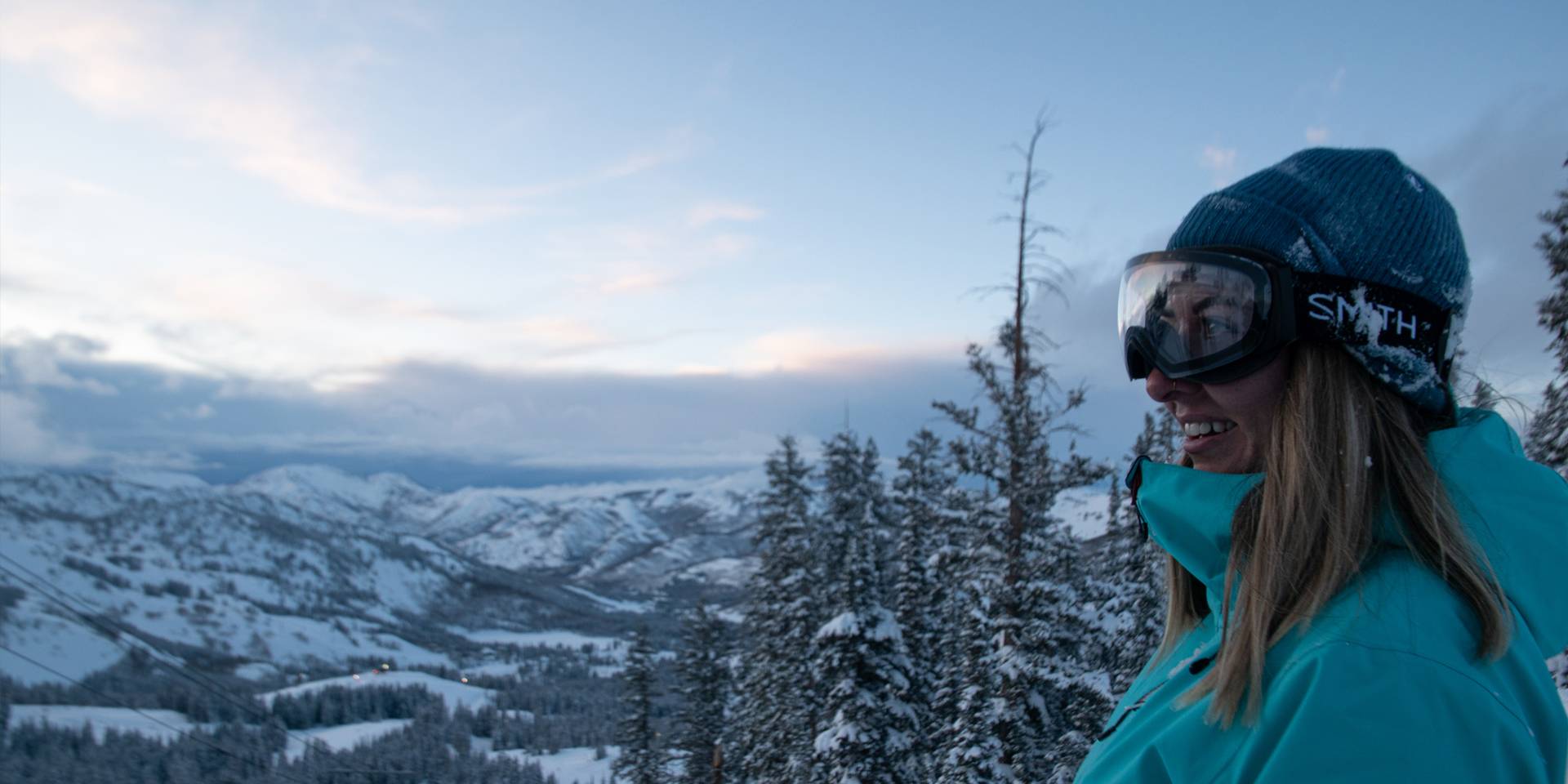 Scenic view during twilight riding