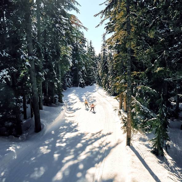 Cross country ski trails Cypress Mountain