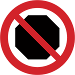 No Stopping Icon