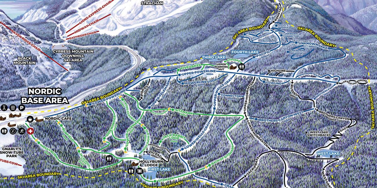 24/25 Nordic Cross Country Map