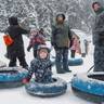 Family in the Tube Park