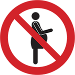 Not Suitable for Pregnant People Icon