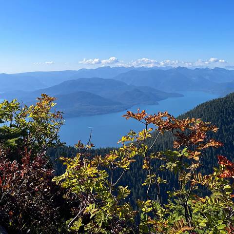 Summer landscape from Cypress Mountain