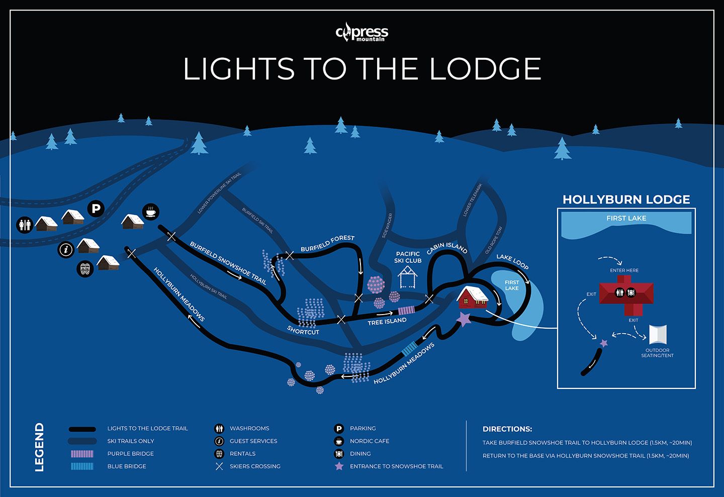 Lights to the Lodge Map 24/25
