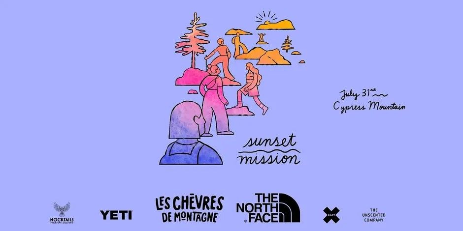 les chevres hike banner