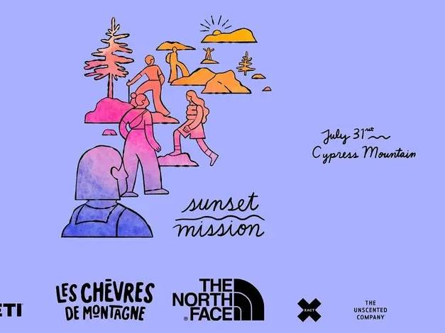 les chevres hike banner