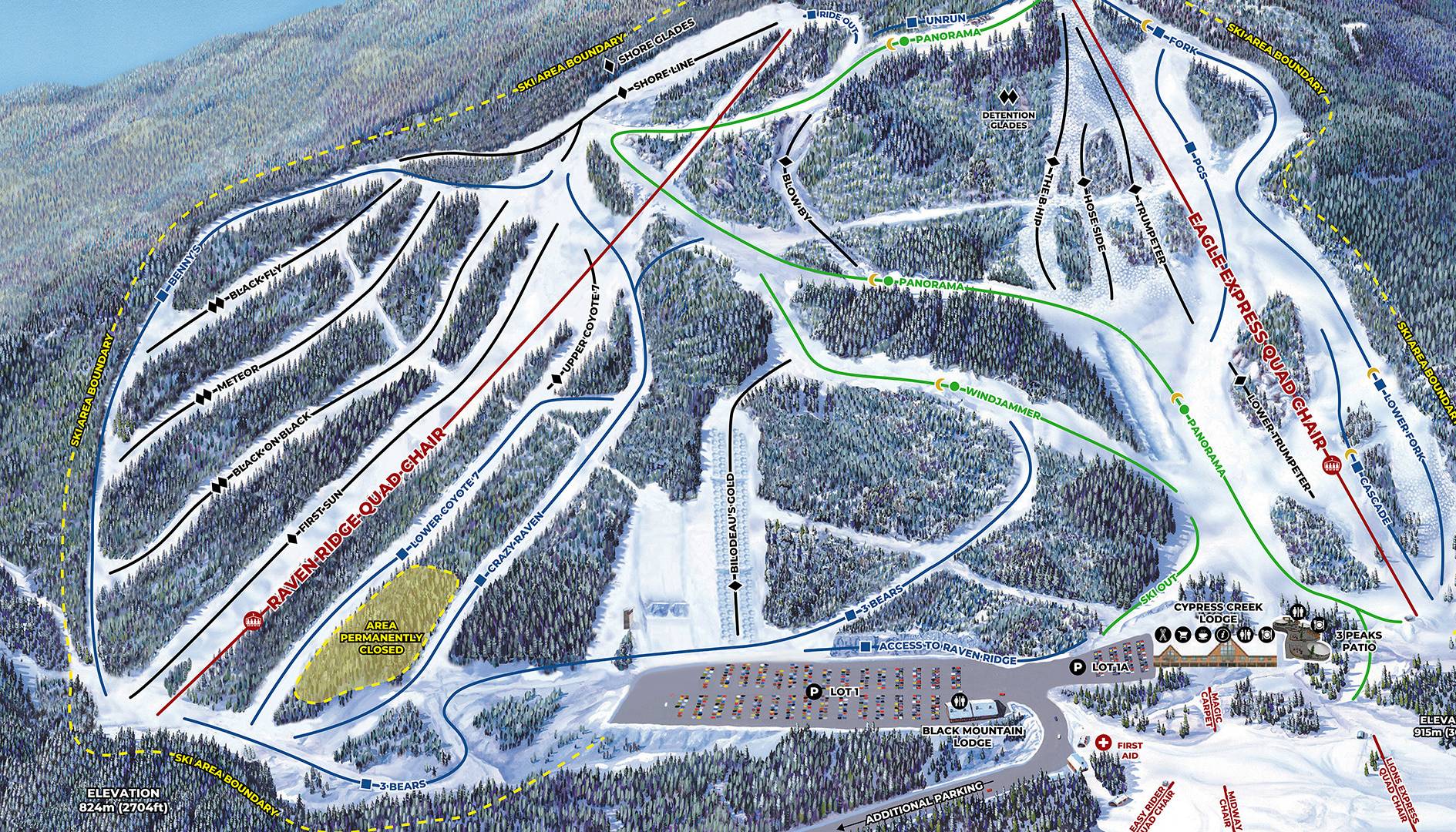 Cypress Trail Maps 2025 - Black Mountain