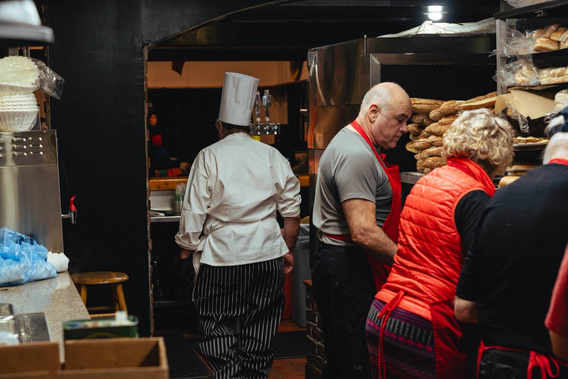 chef in kitchen