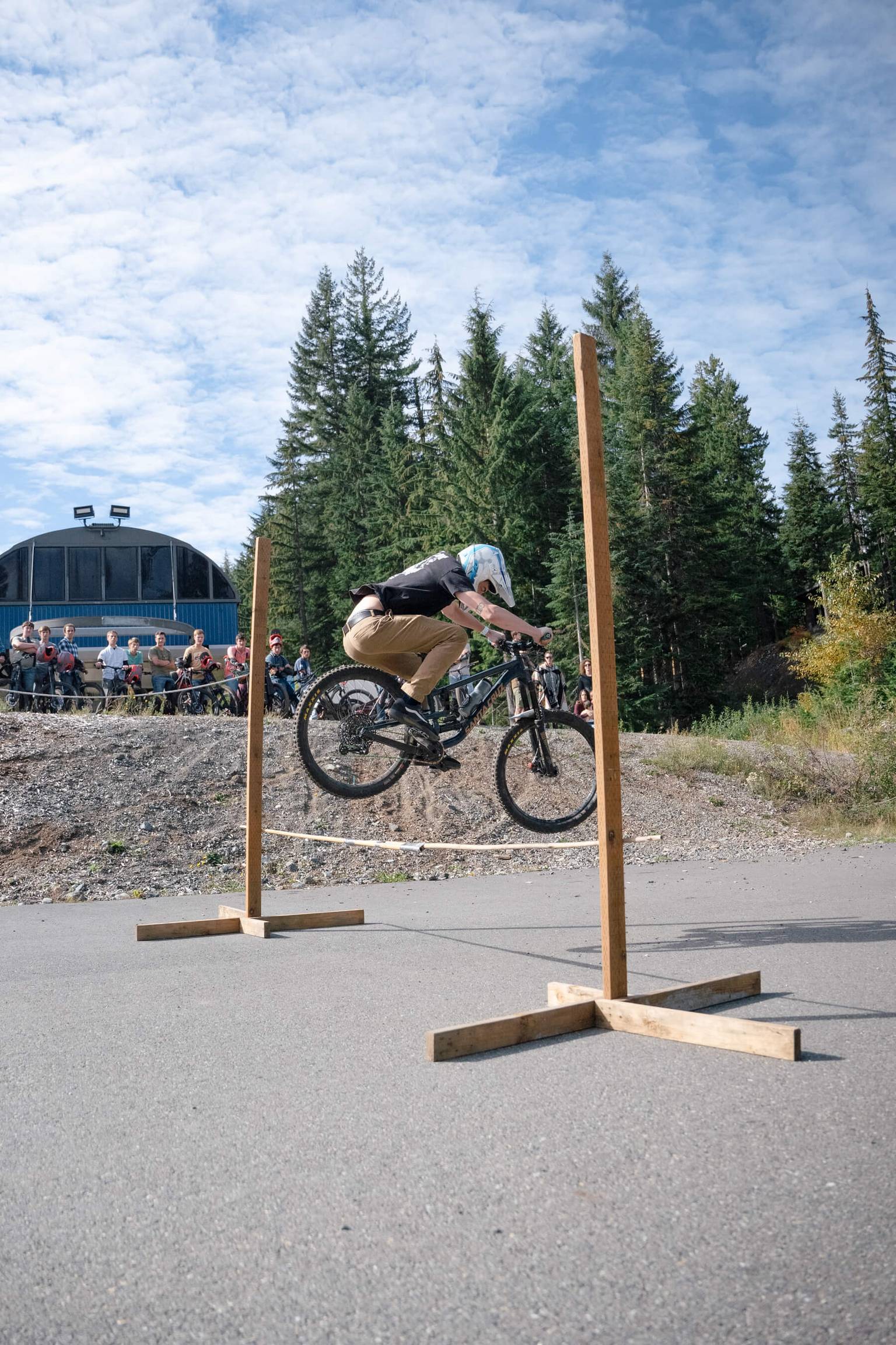 bunny hop contestant bike park rodeo