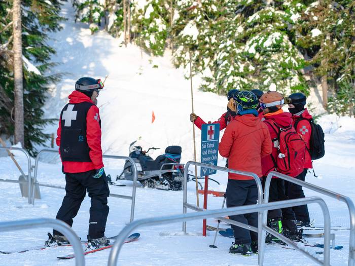 ski patrol staff