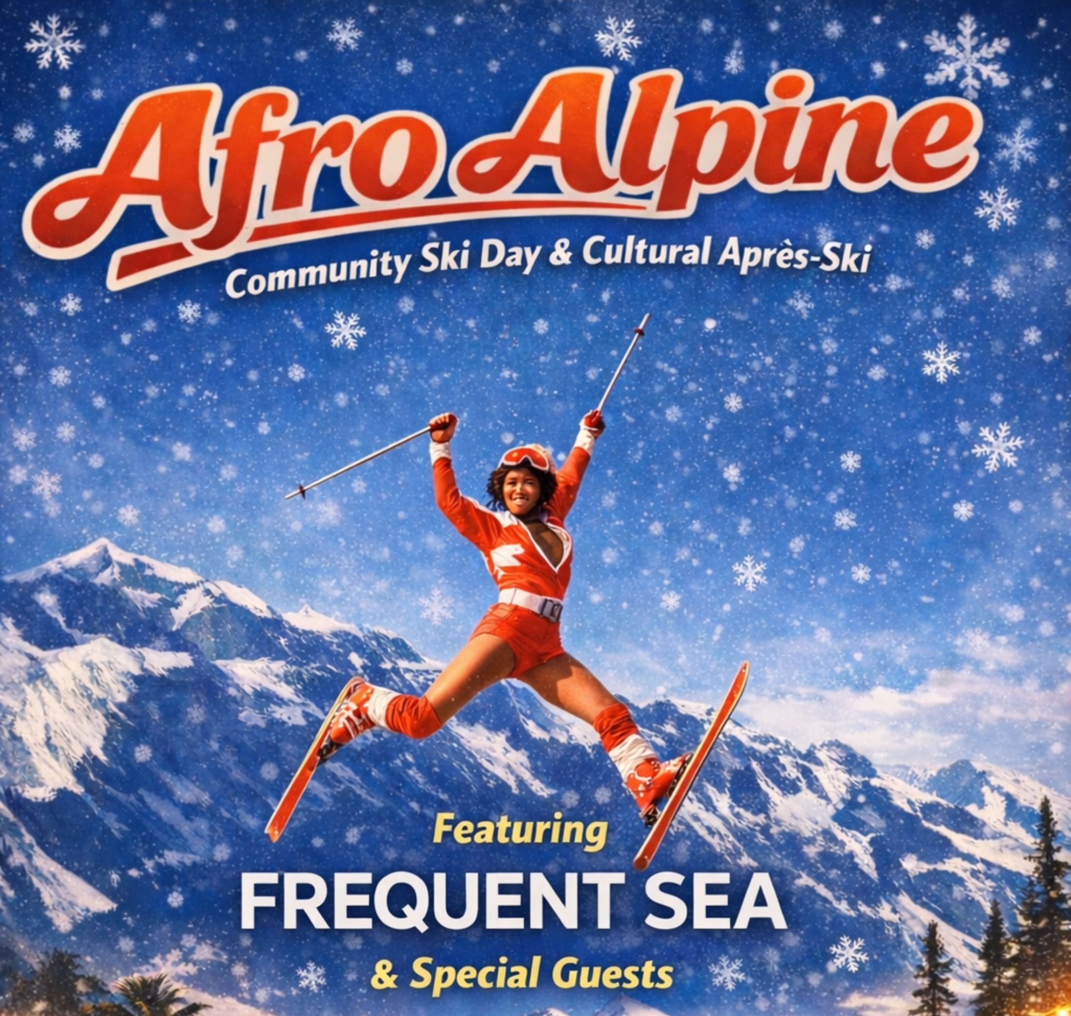 Afro Alpine event poster