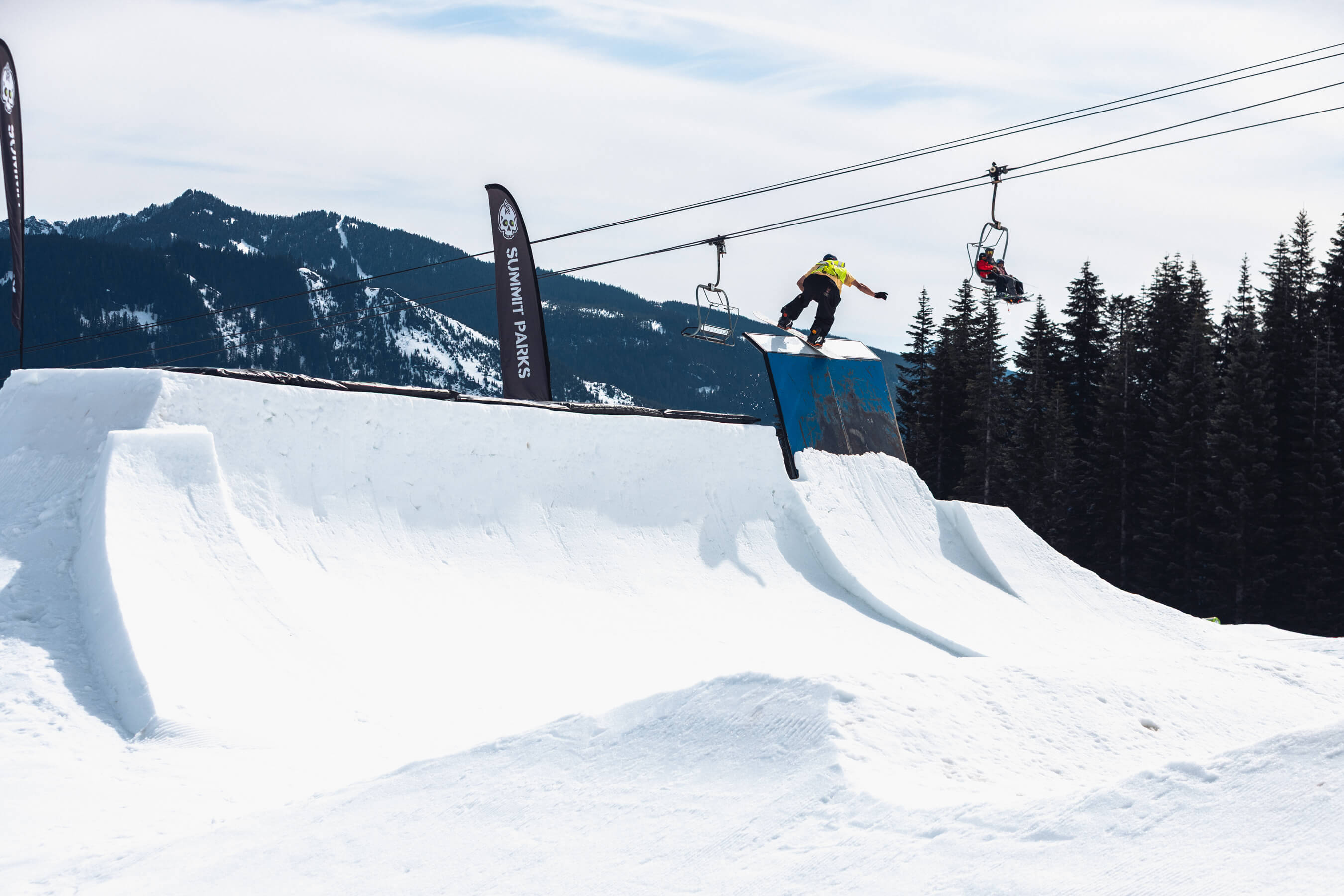 snowboarder at plants in the park event 2025