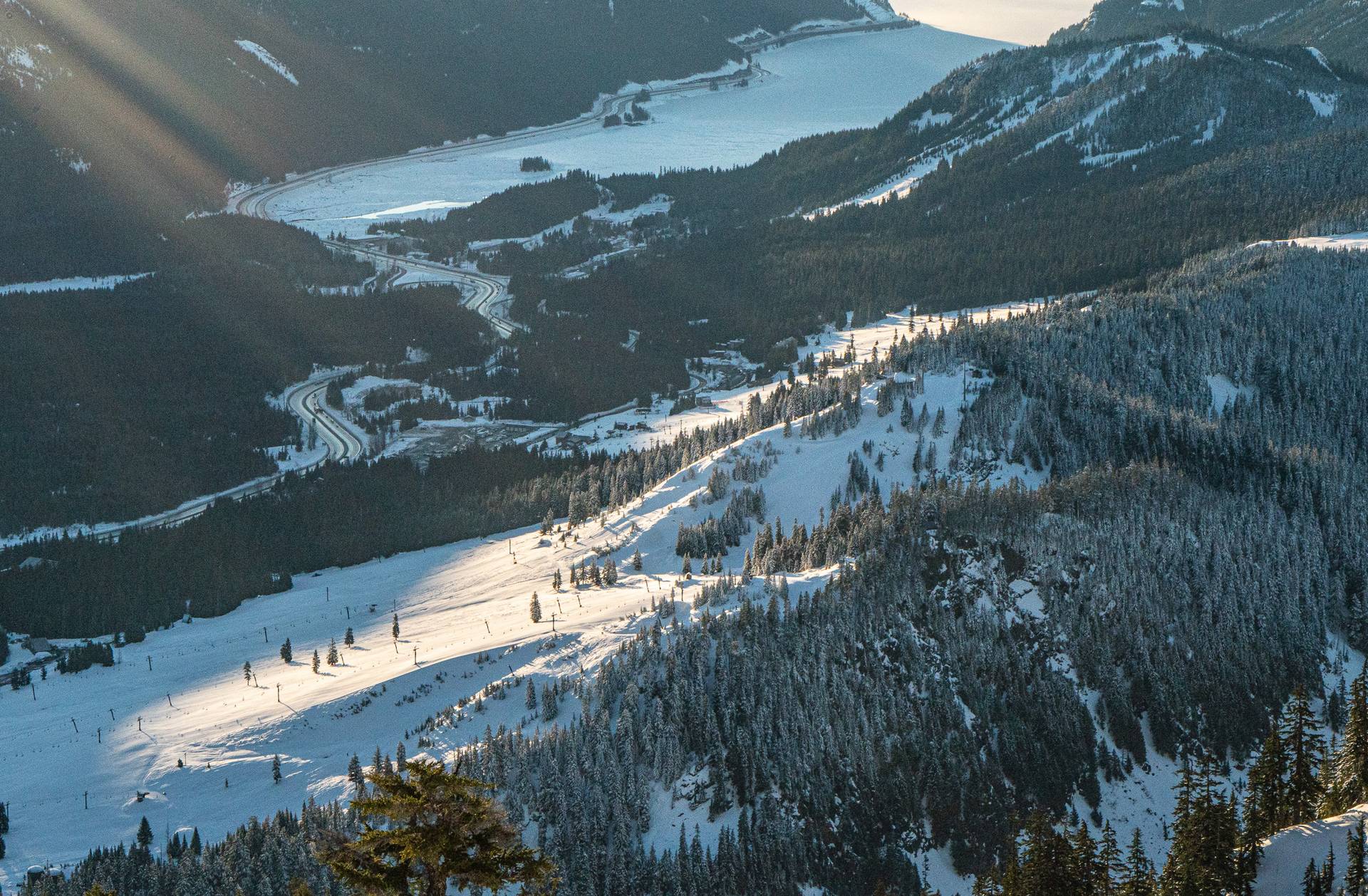 view of Summit West from above