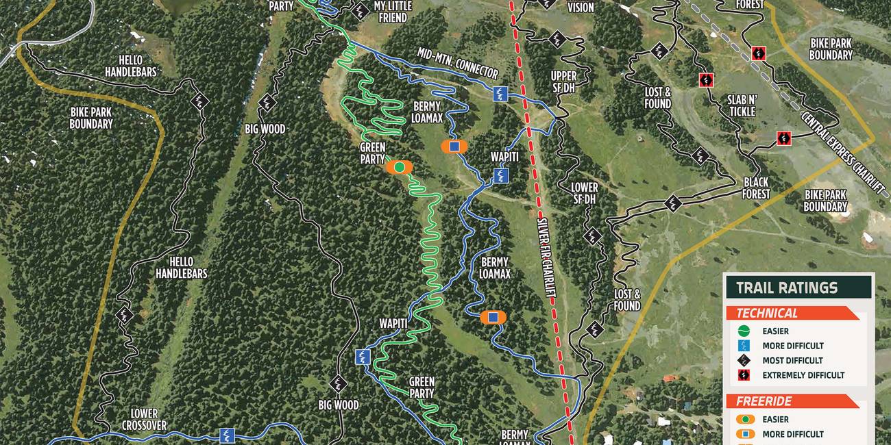 Summit Bike Park Map