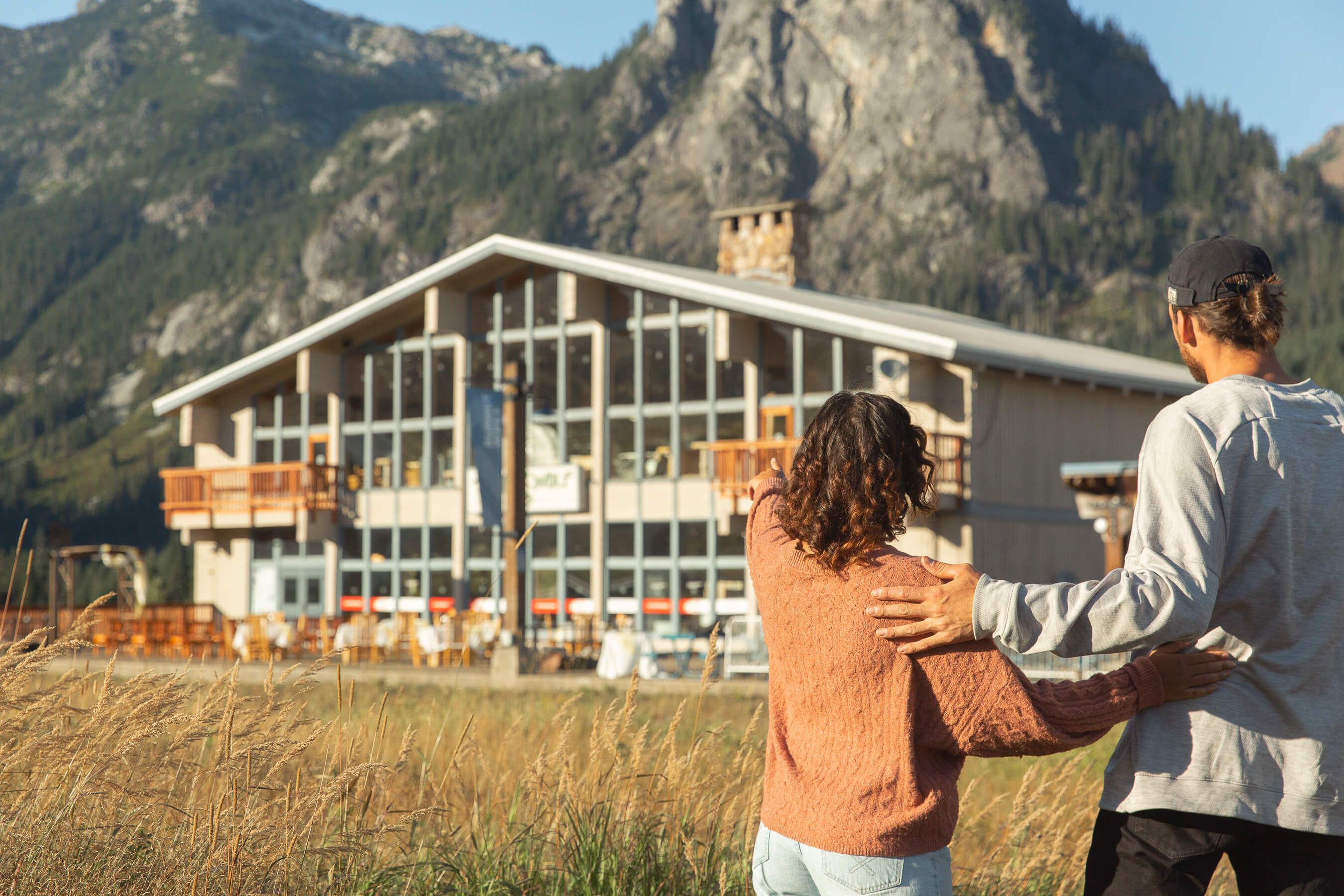 couple in field at summit west