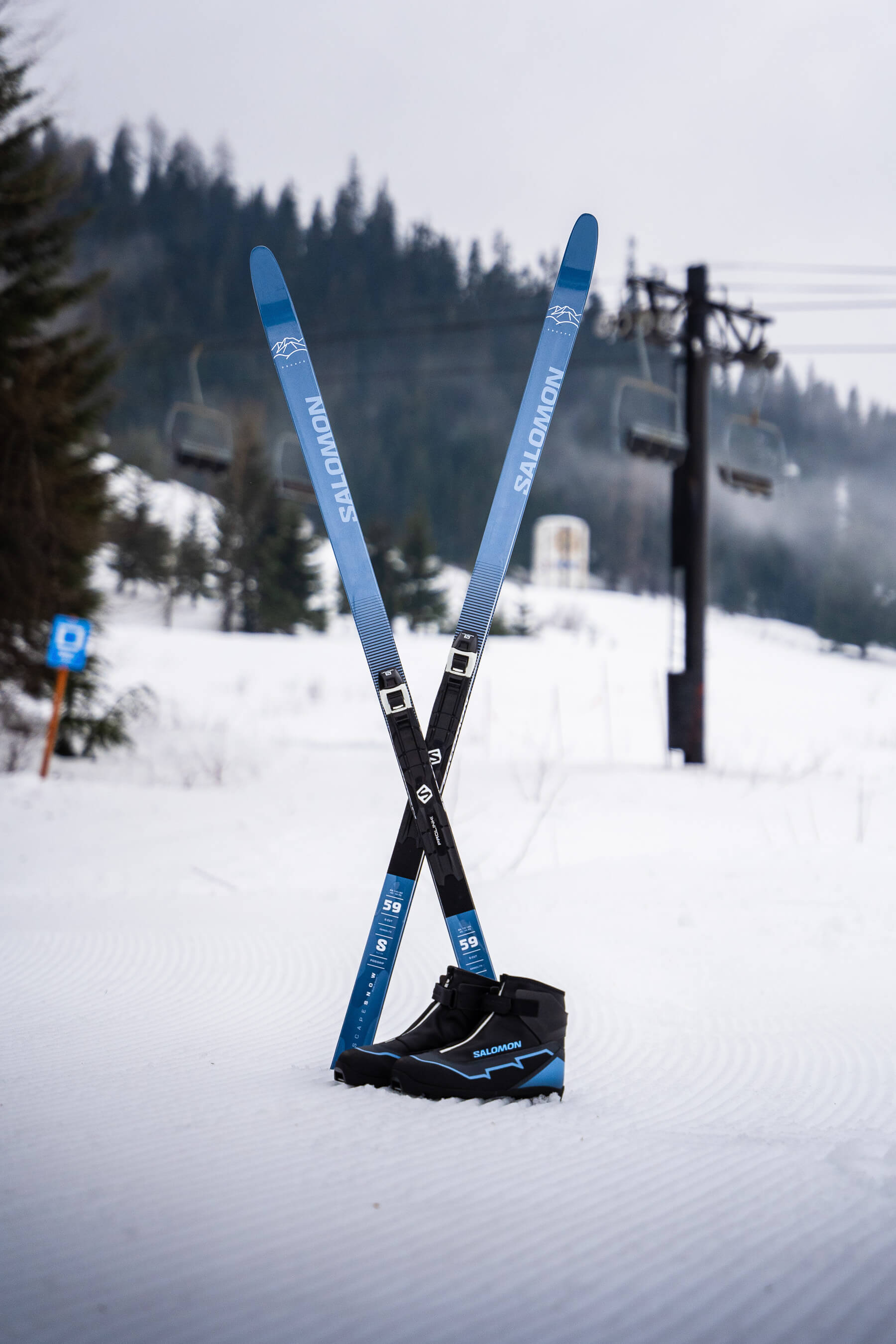 Nordic rental skis and boots