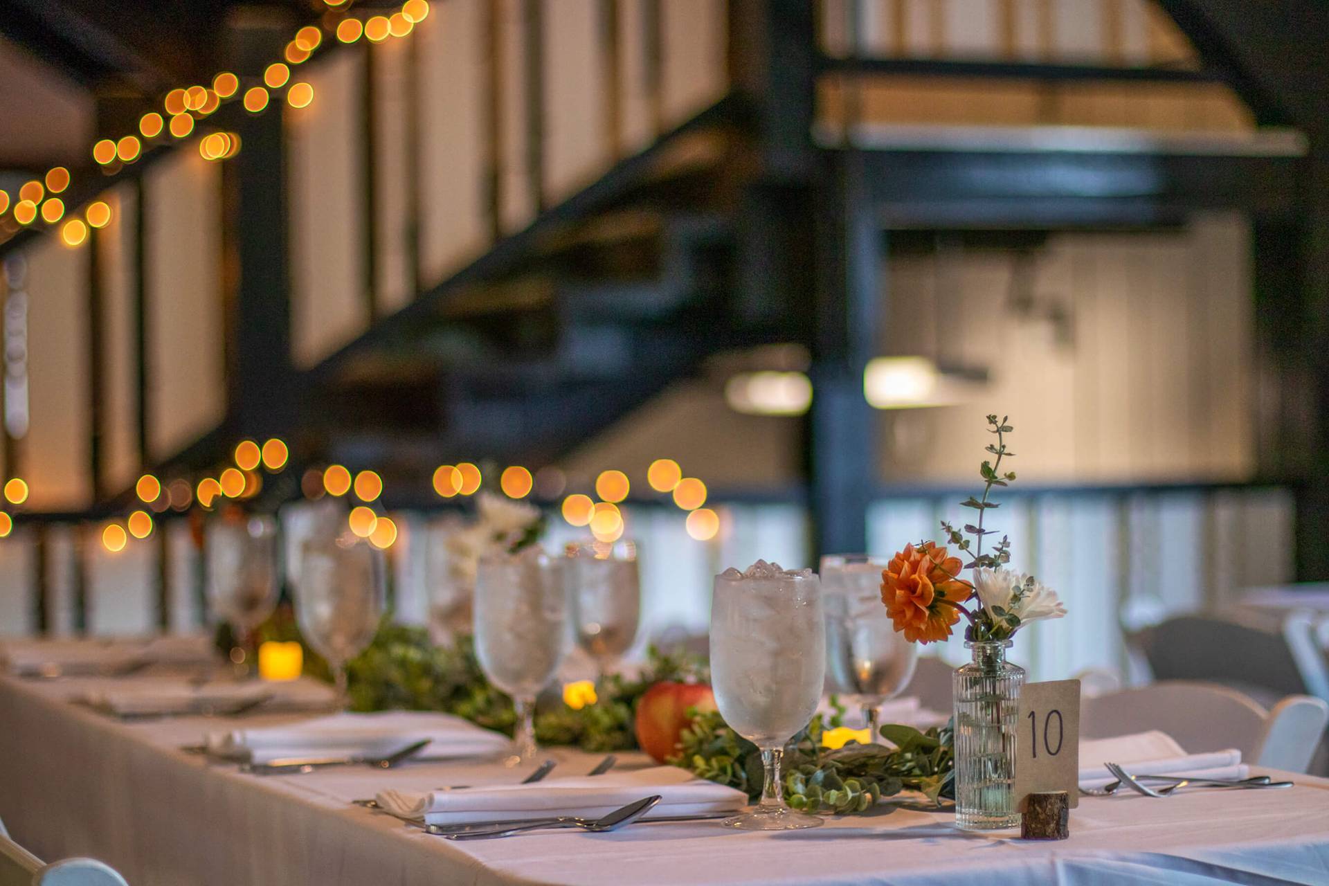 lights on tables