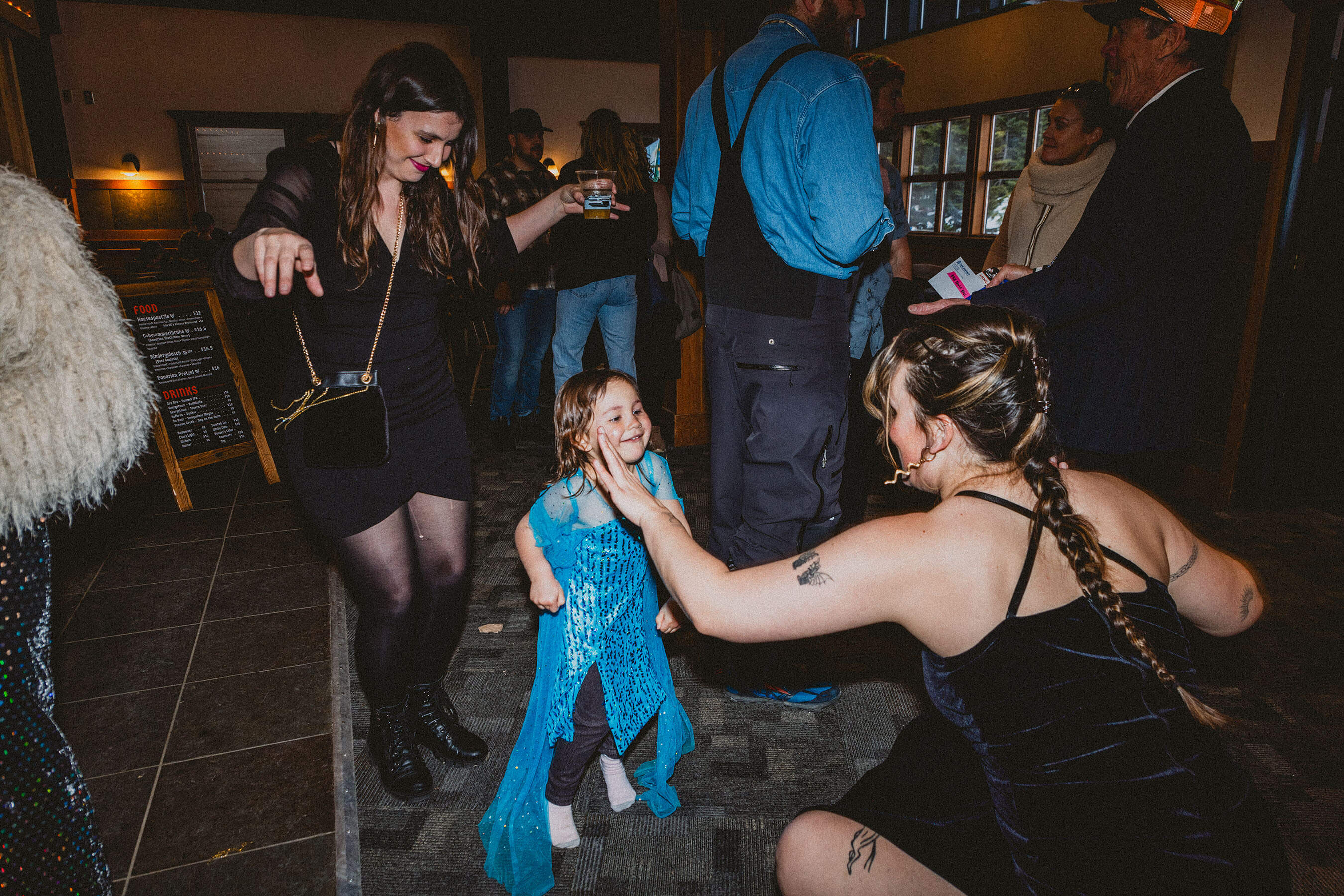 Kid dancing at the ball