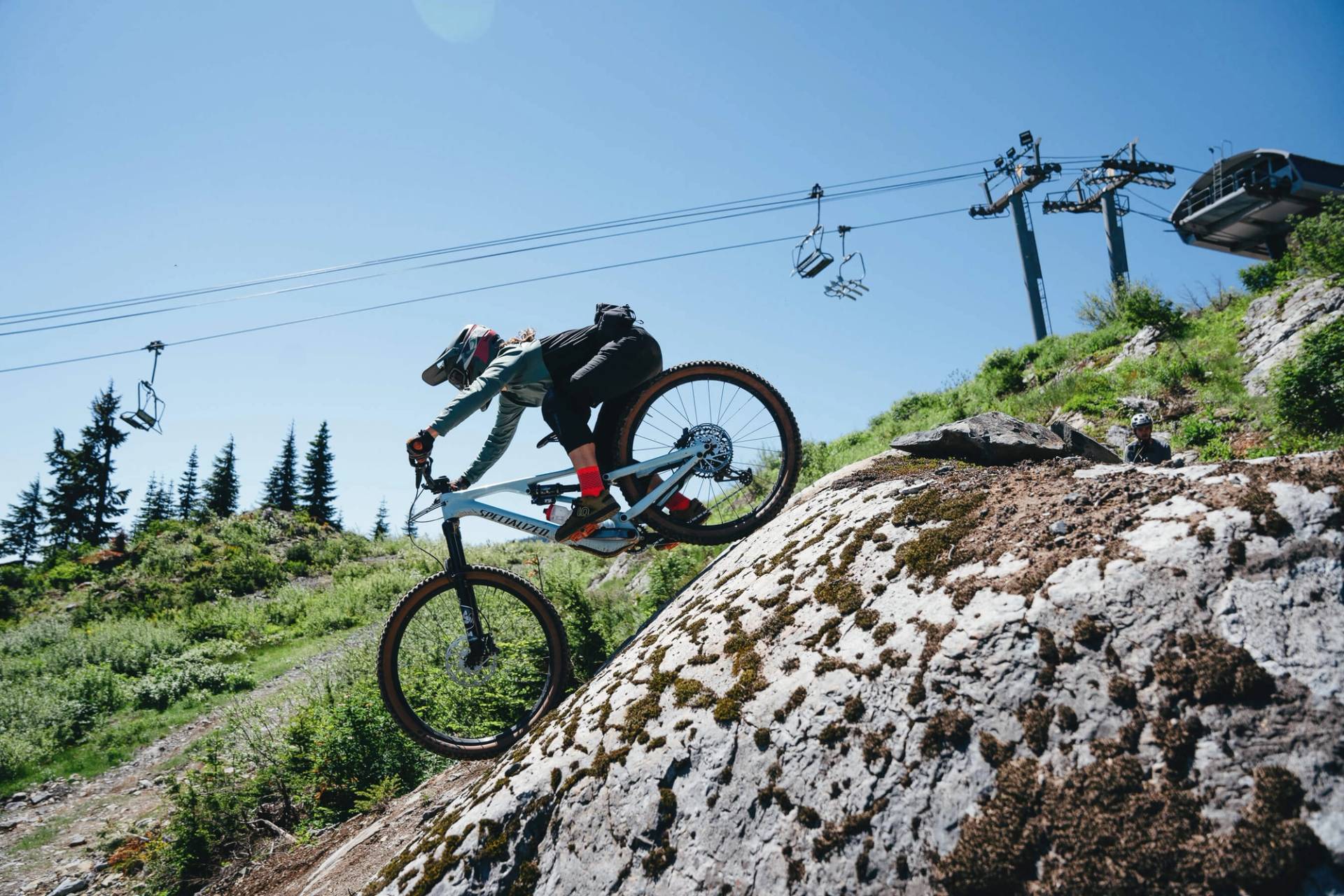 bike chairlift slab women
