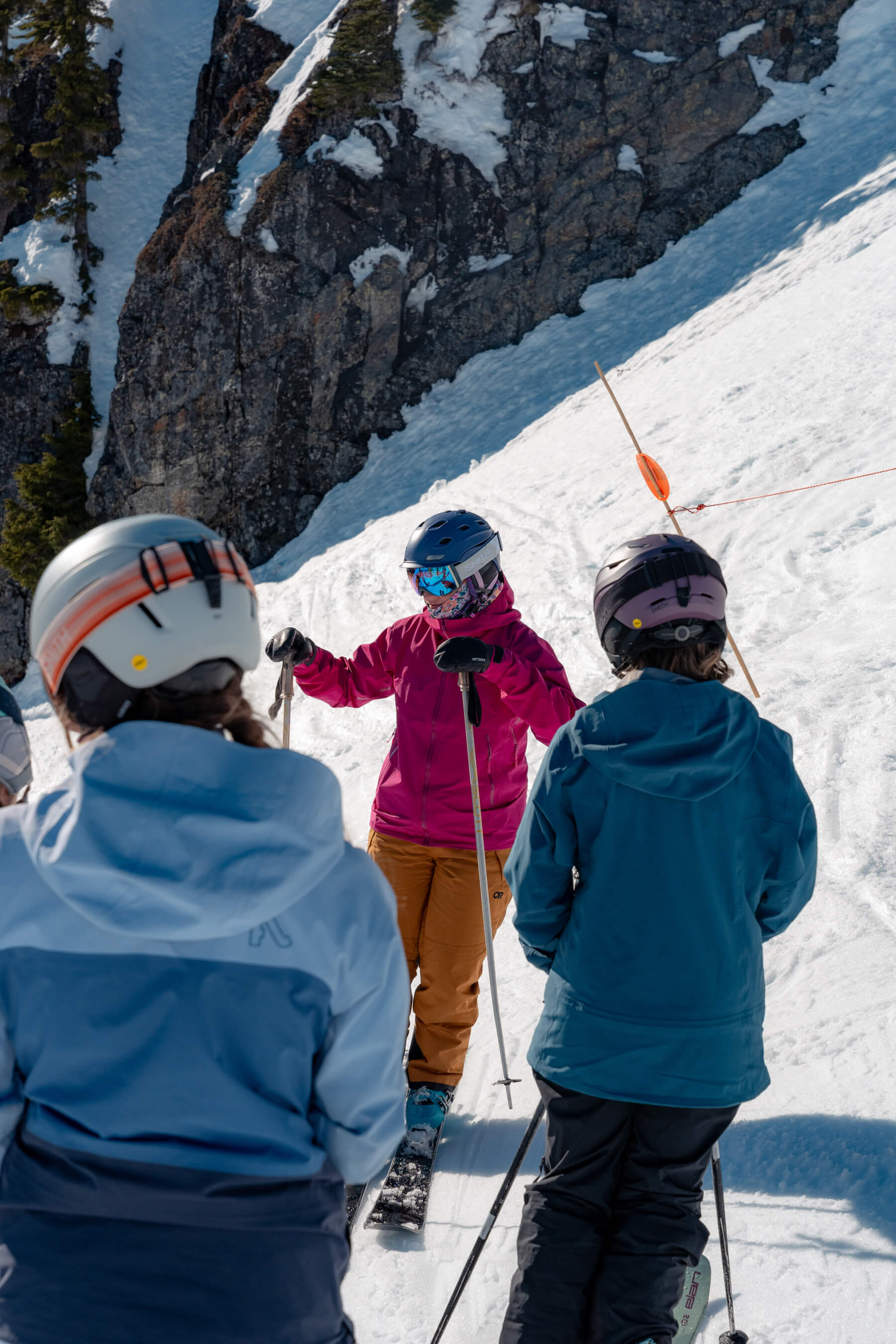 clinic participants receive instruction