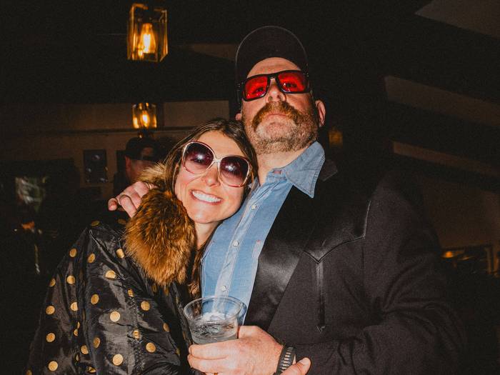 Couple dressed up at the Ball