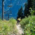 downhill mountain bike racing