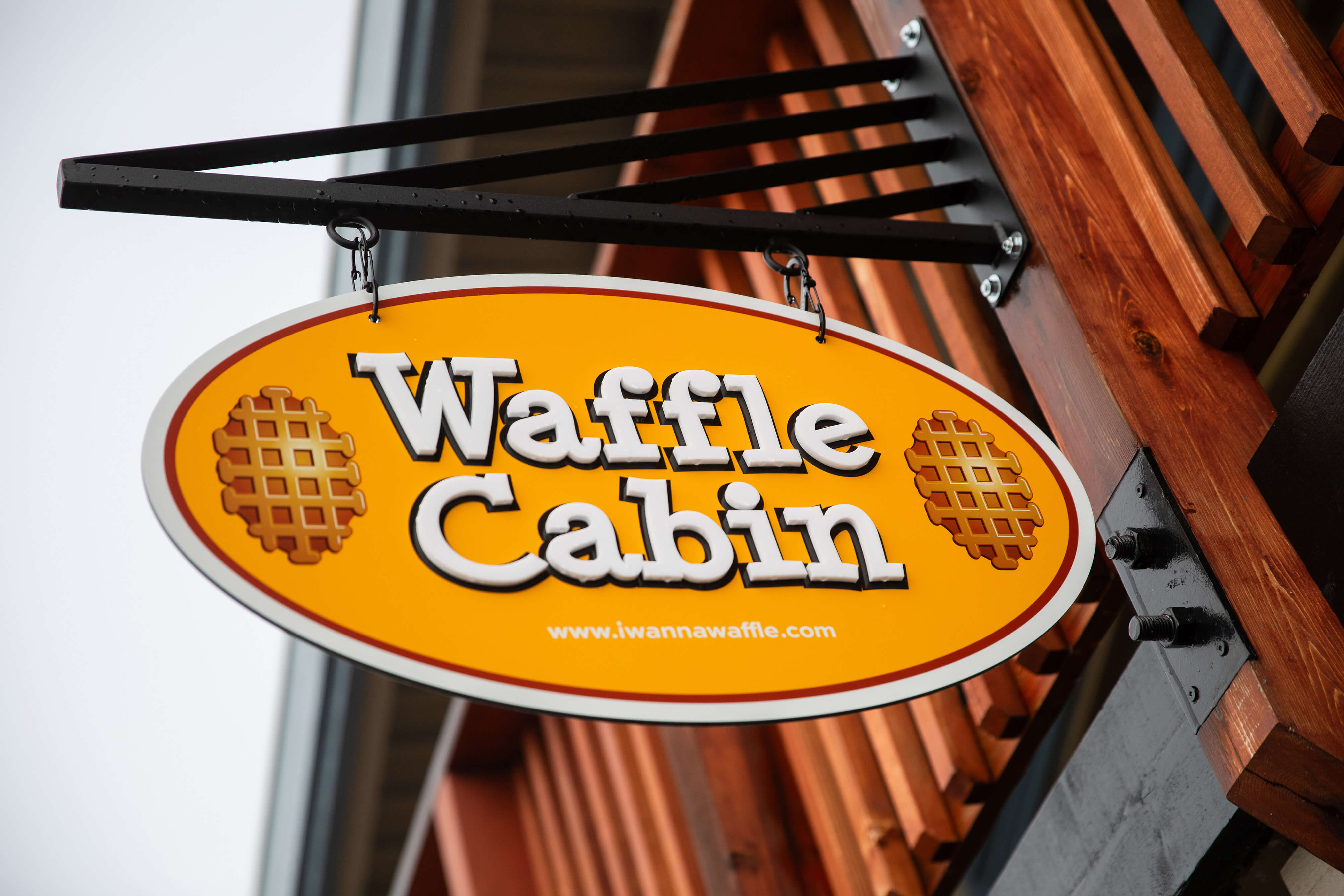 Waffle Cabin Sign