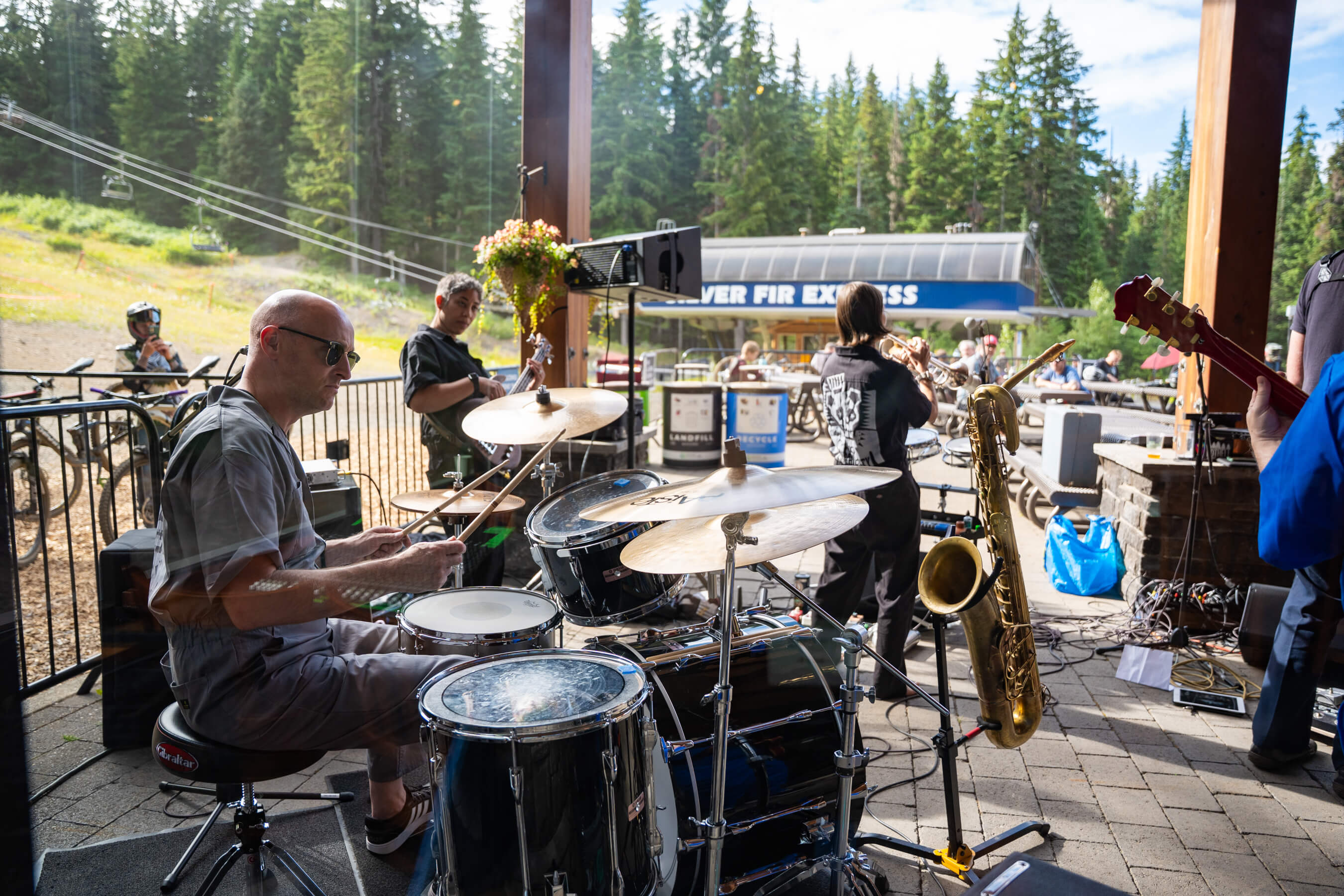 panda conspiracy drummer silver fir plaza
