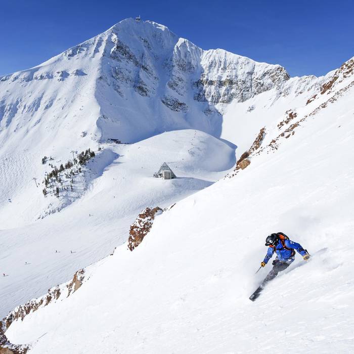 Skier at Big Sky Resort